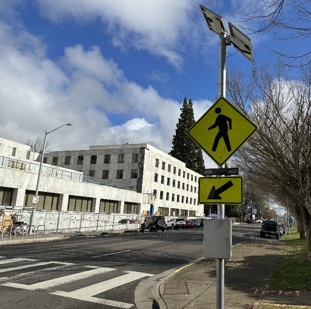 Image of a crosswalk sign