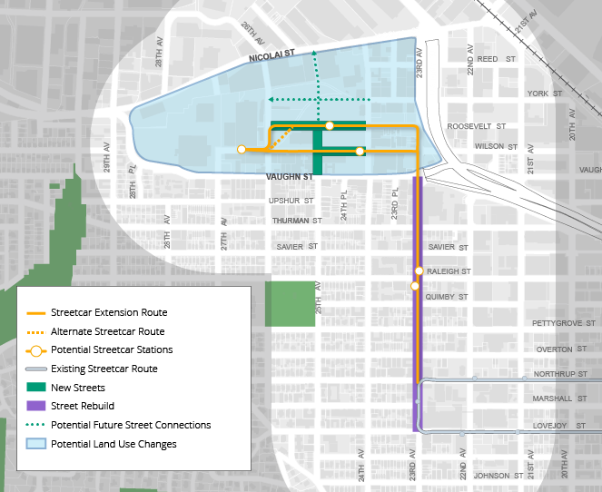 Montgomery park project area map