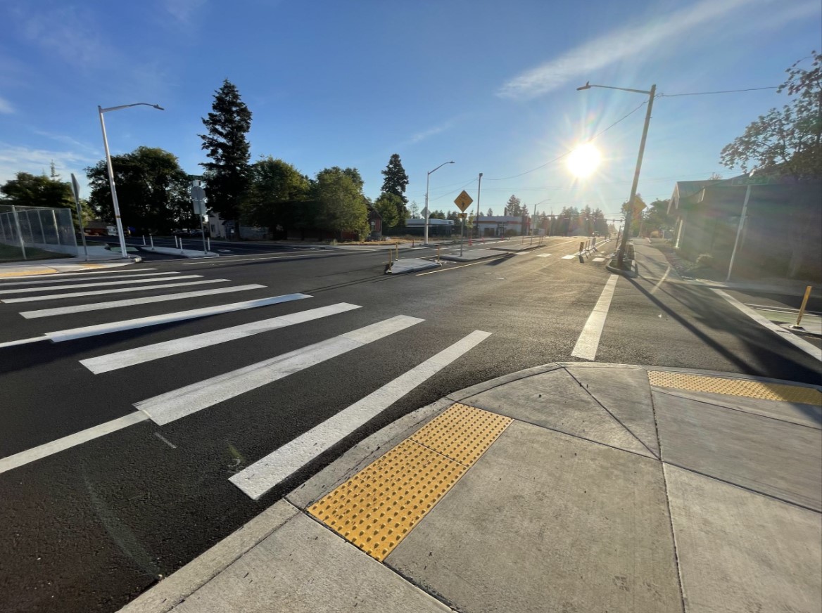 Photograph of crosswalk