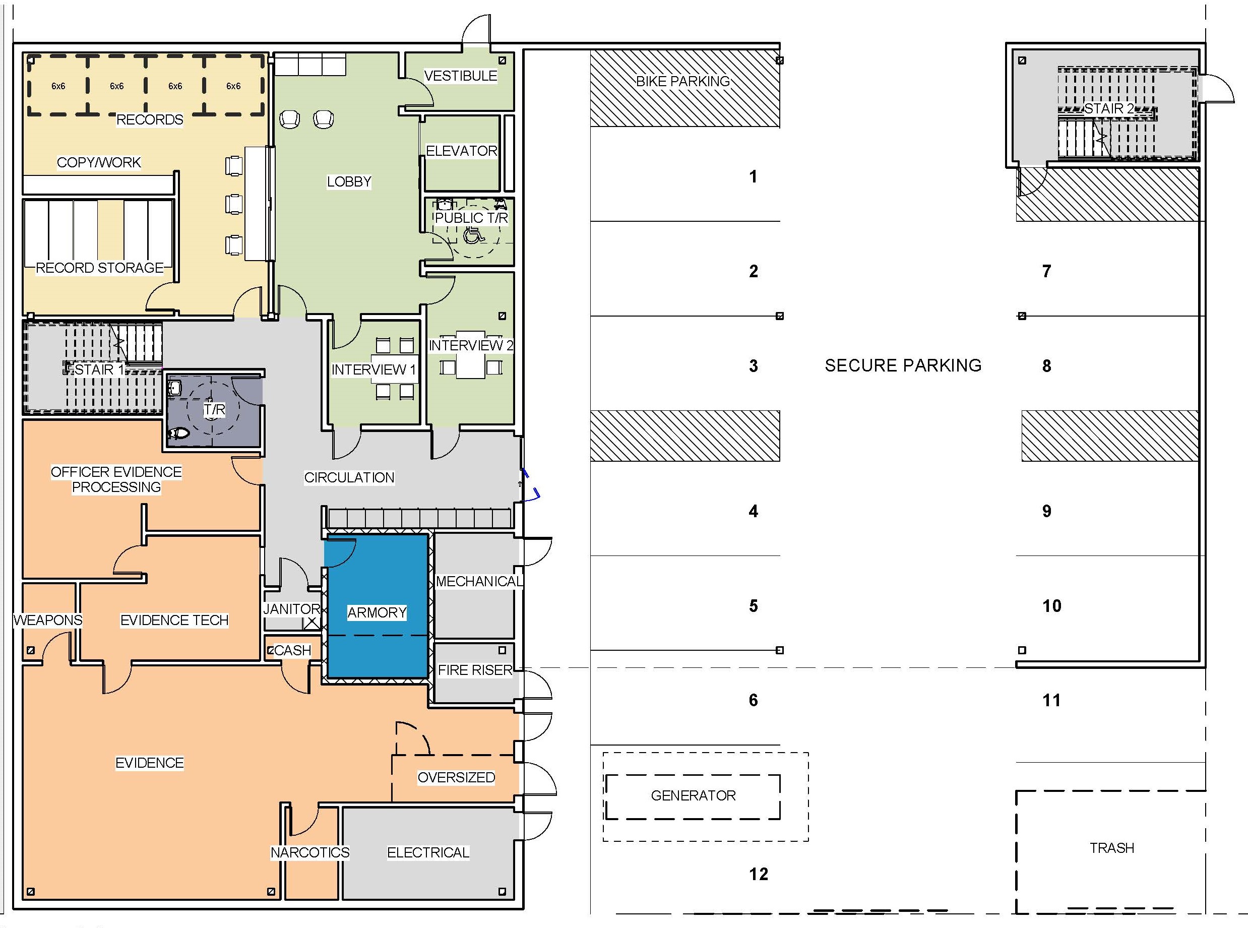 Proposed floor plan