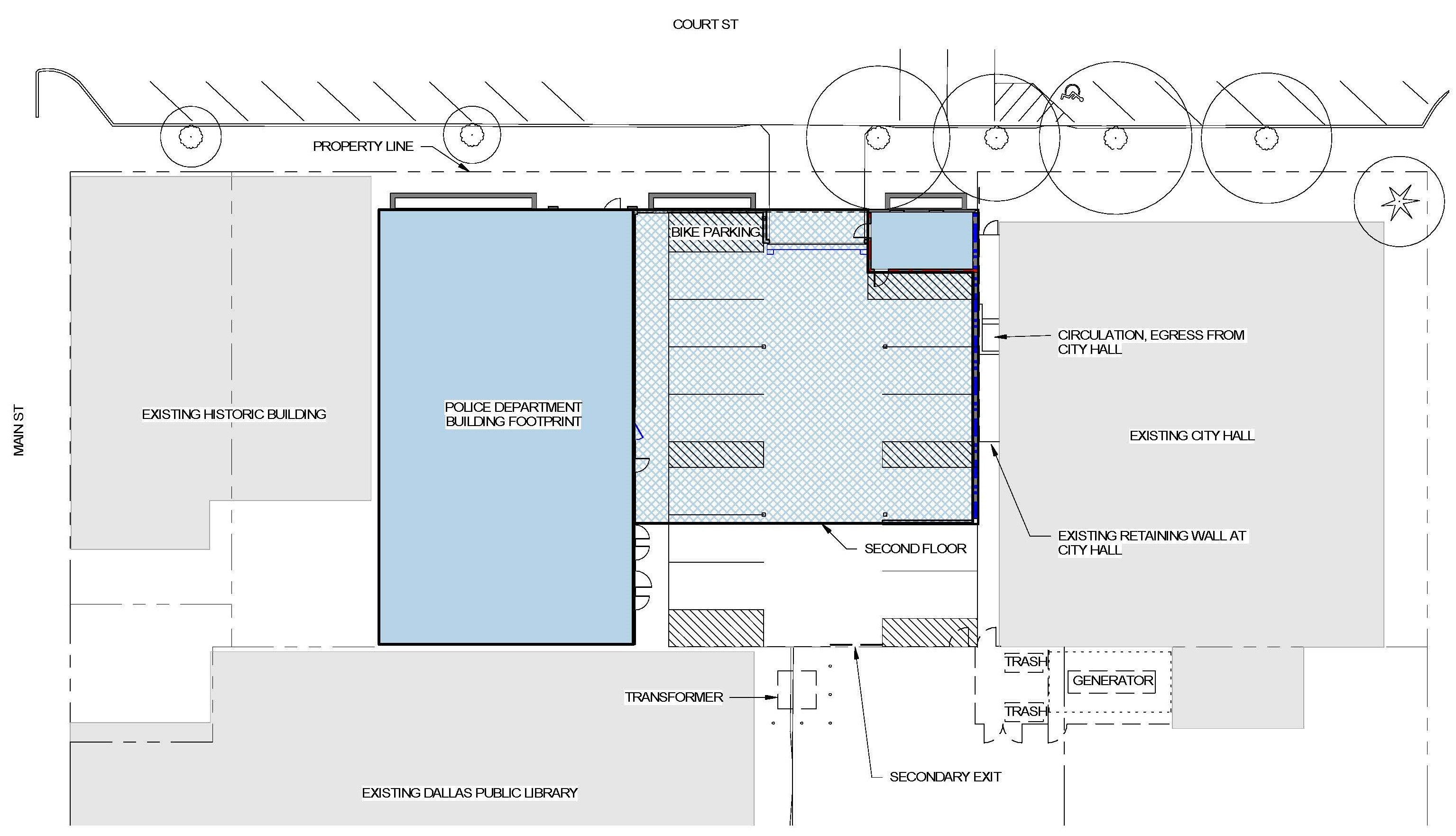 Proposed site plan