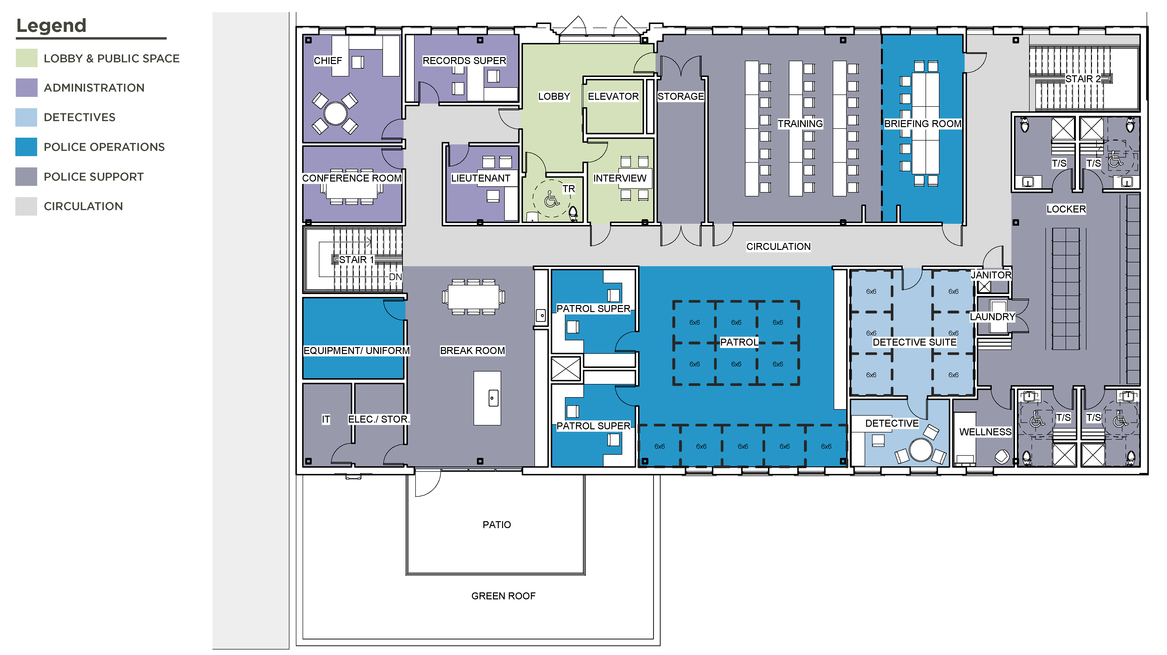 Proposed floor plan