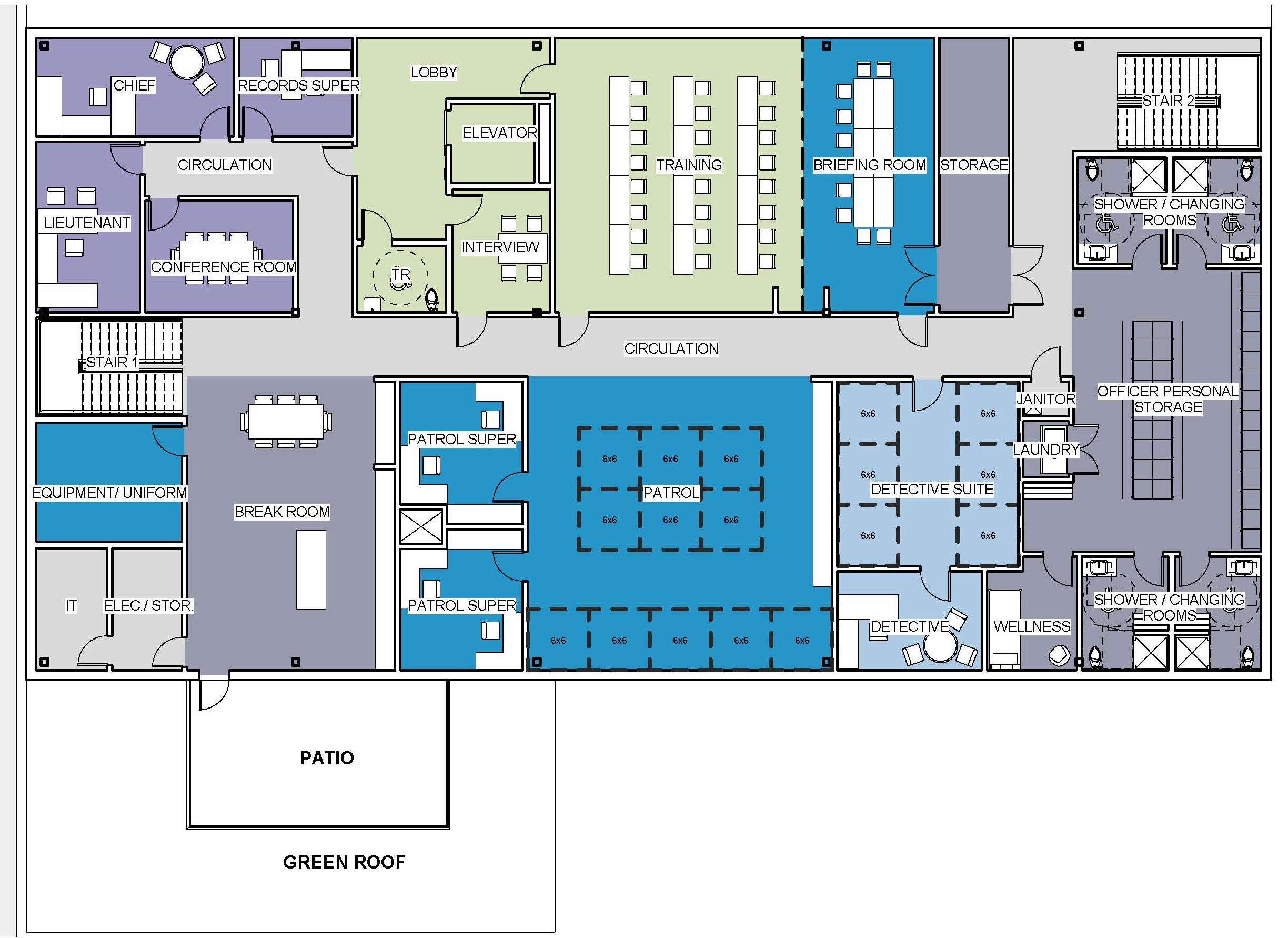 Proposed floor plan