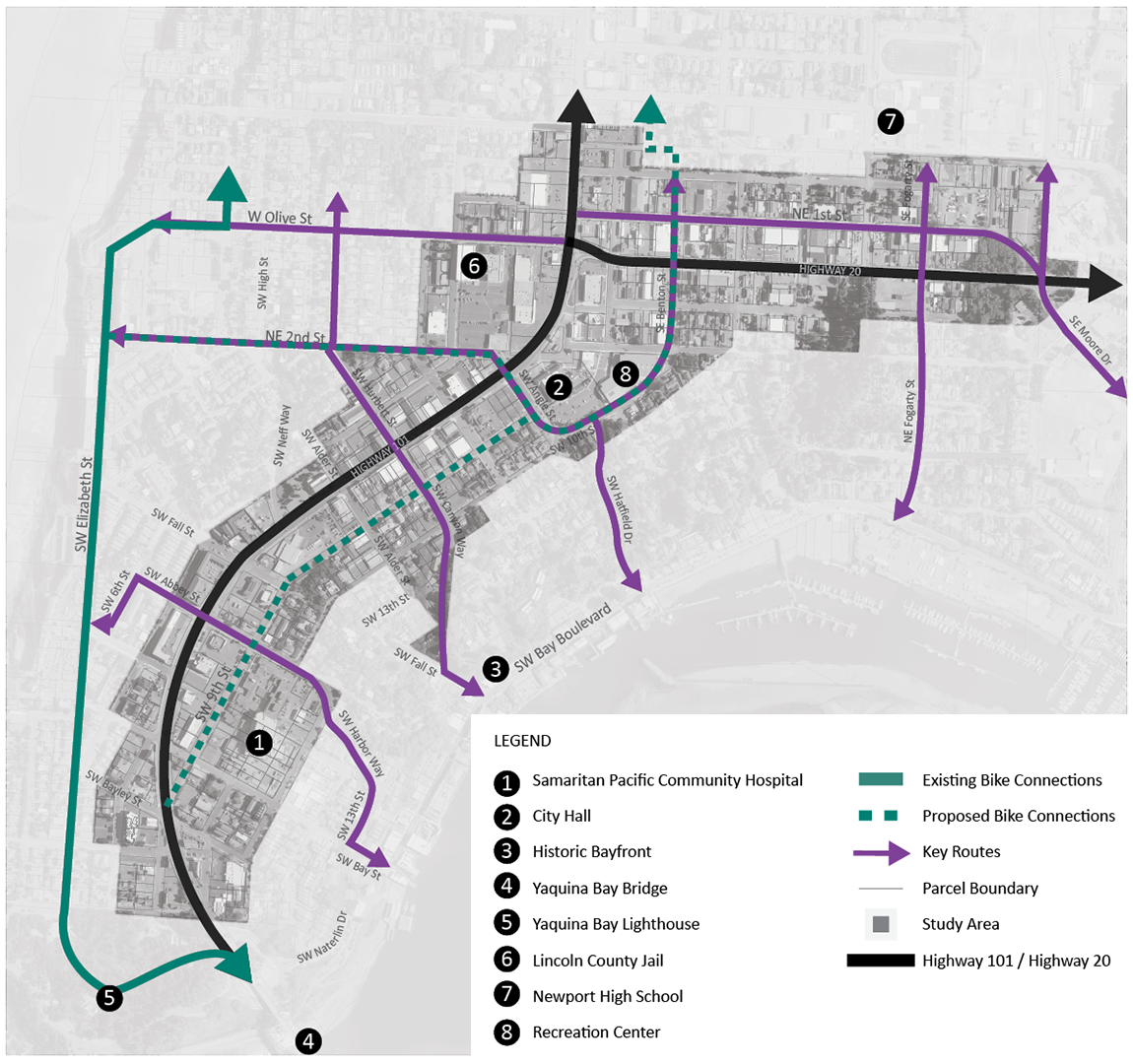 map of the two-way enhanced example