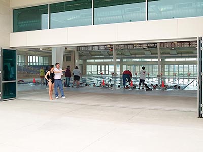 Large operable doors