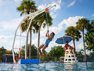 Rope swing