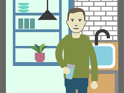 Kitchen tips illustration