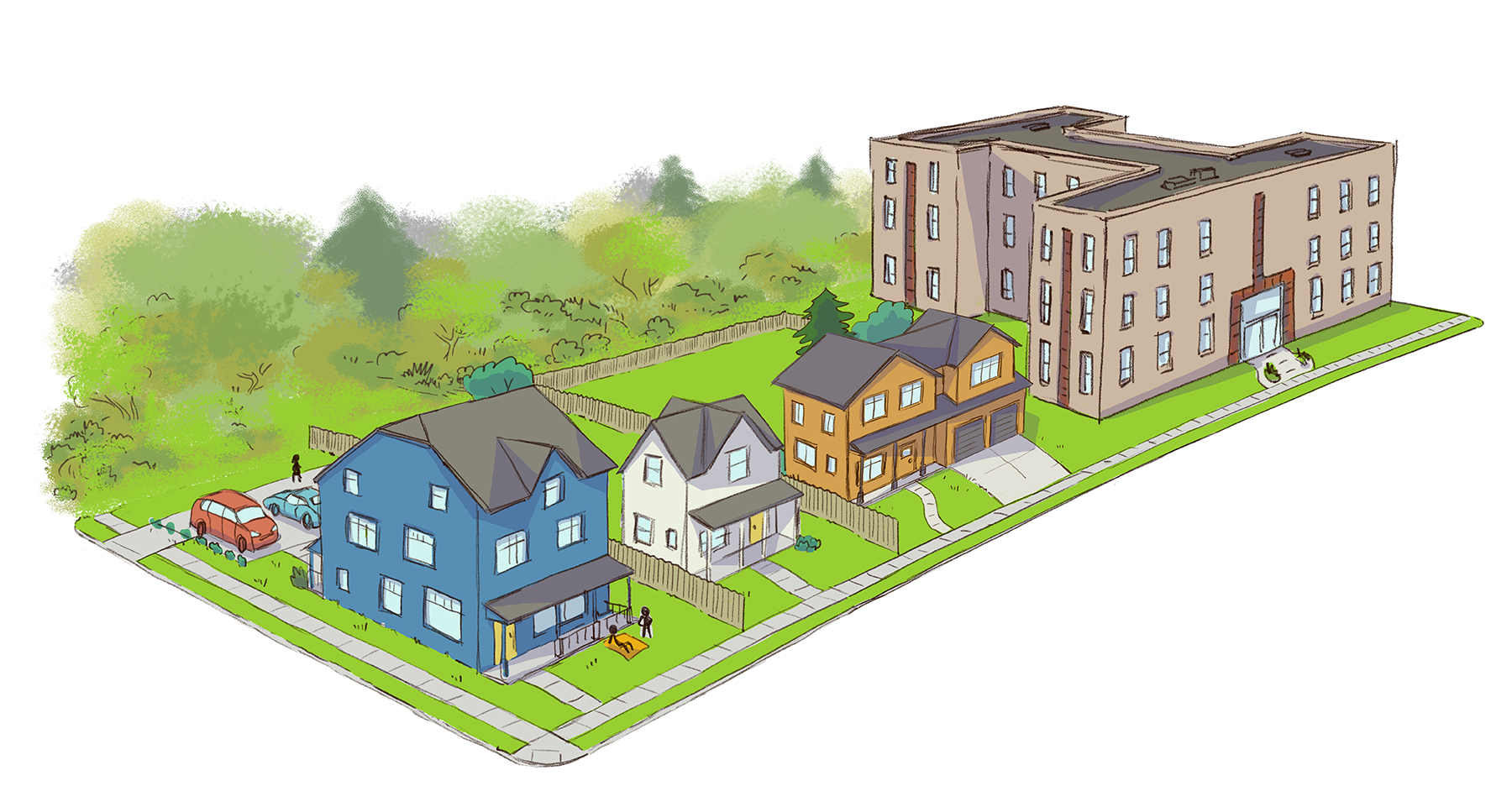 Housing illustration