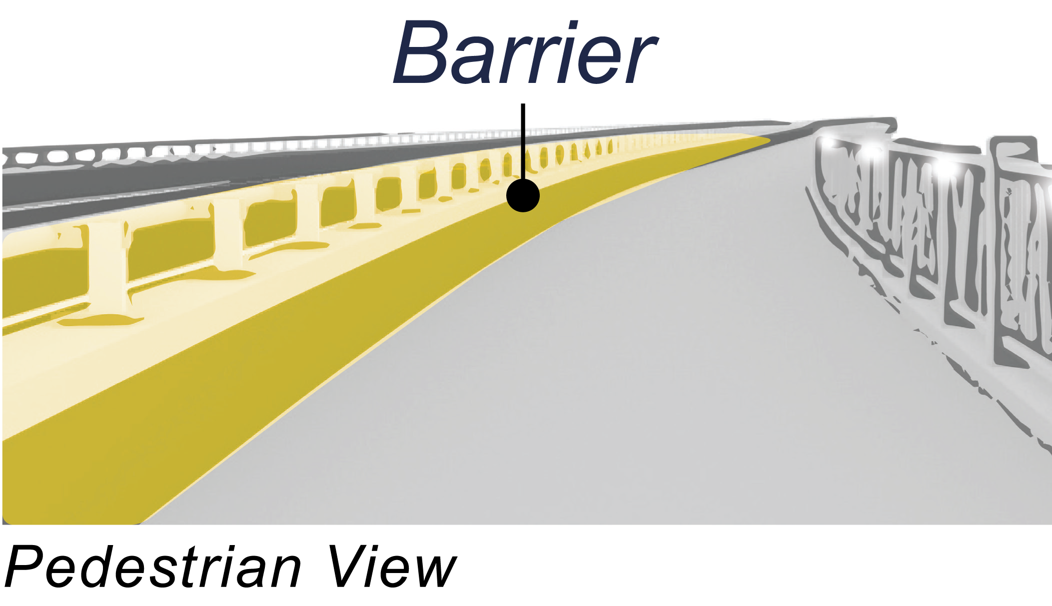 illustration of traffice barrier