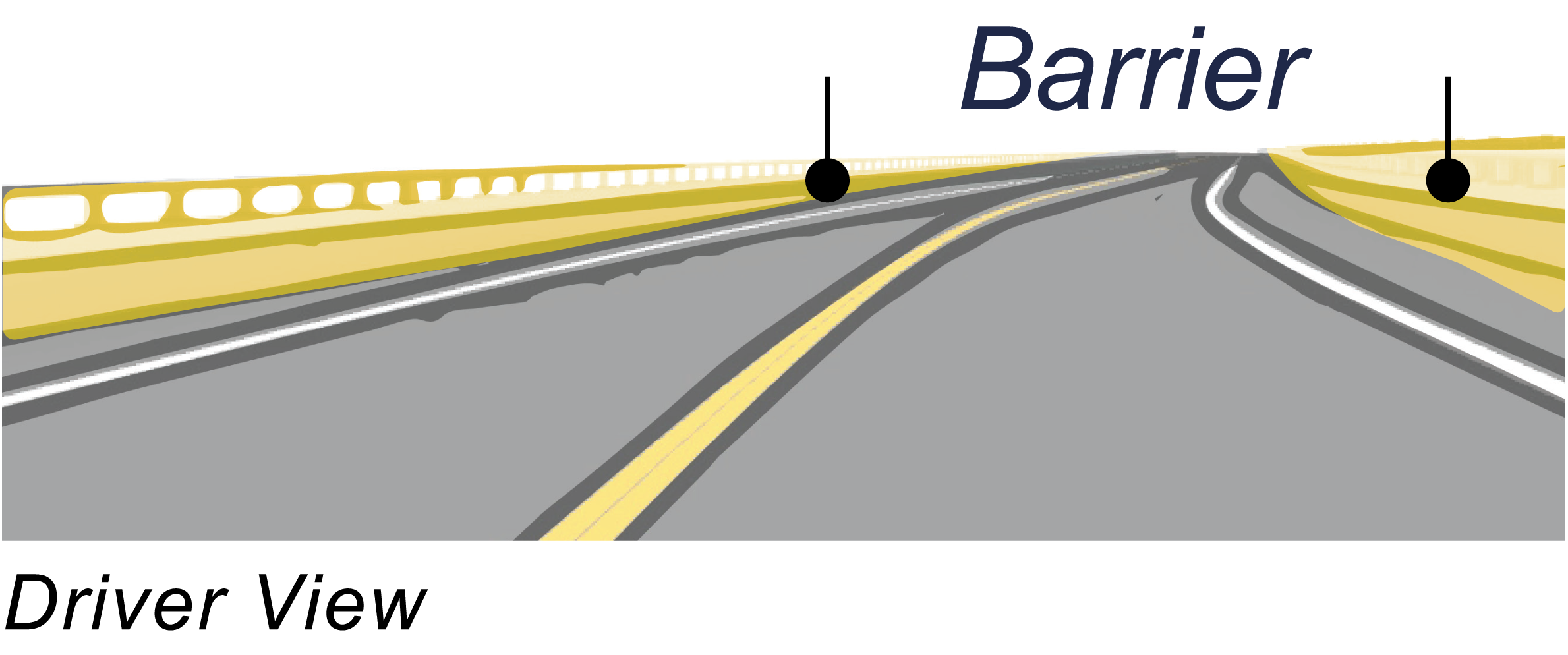 illustration of traffice barrier