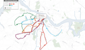 2023 Existing Waterford urban bus network - 